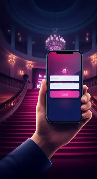 Interfaccia utente sicura di Winspark Casino con campi per nome utente e password per un accesso protetto ai giochi online.